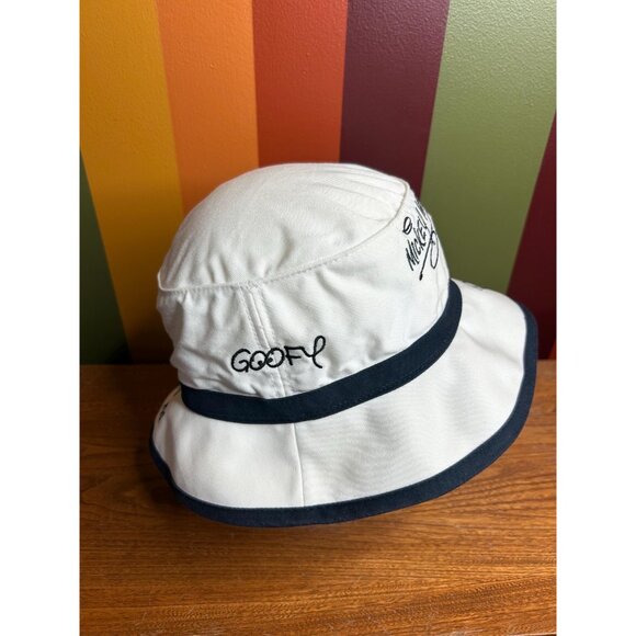 Vintage Mickey mouse autographed white bucket outdoor sun hat parks Walt Disney - Picture 5 of 8